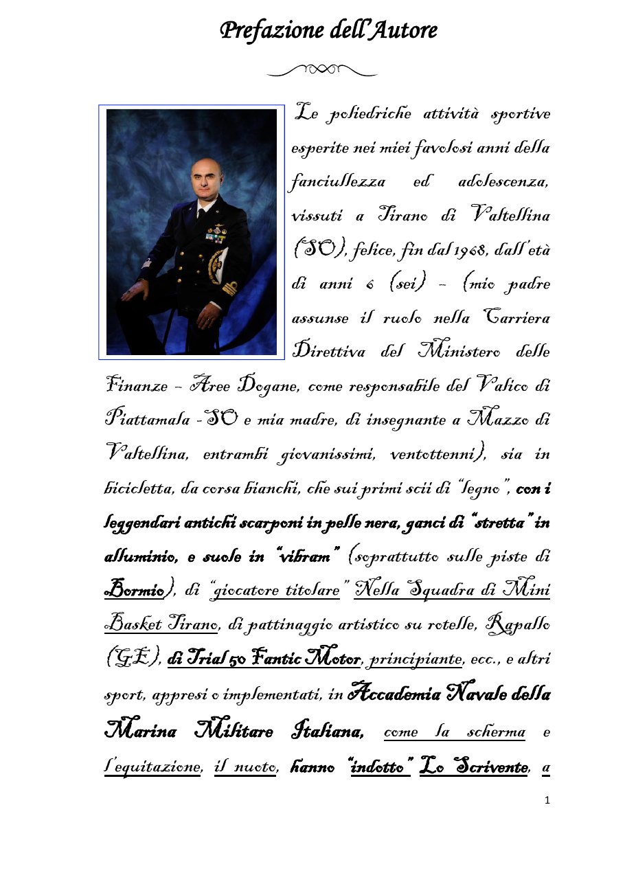 Anteprima Prefazione dell’organizzatore