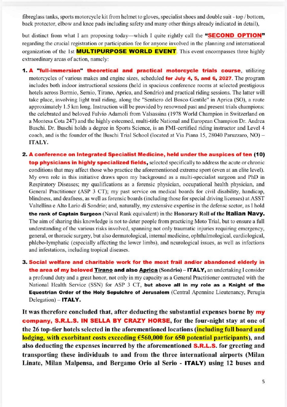 Seconda opzione - pagina 5
