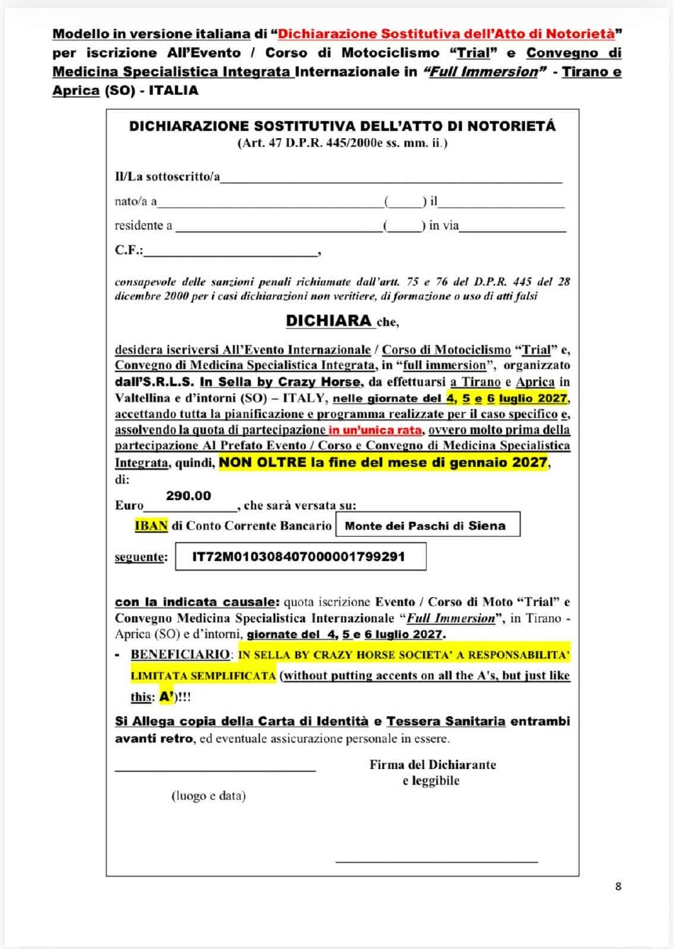 Seconda opzione - pagina 8